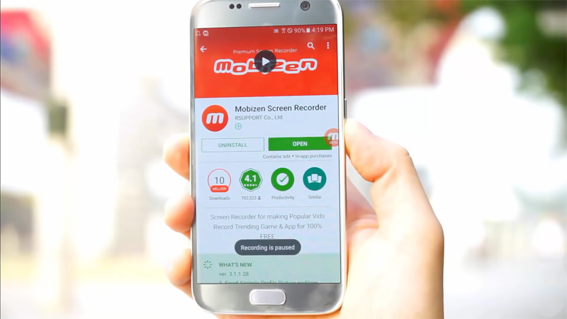 Ứng dụng Mobizen trên CH Play